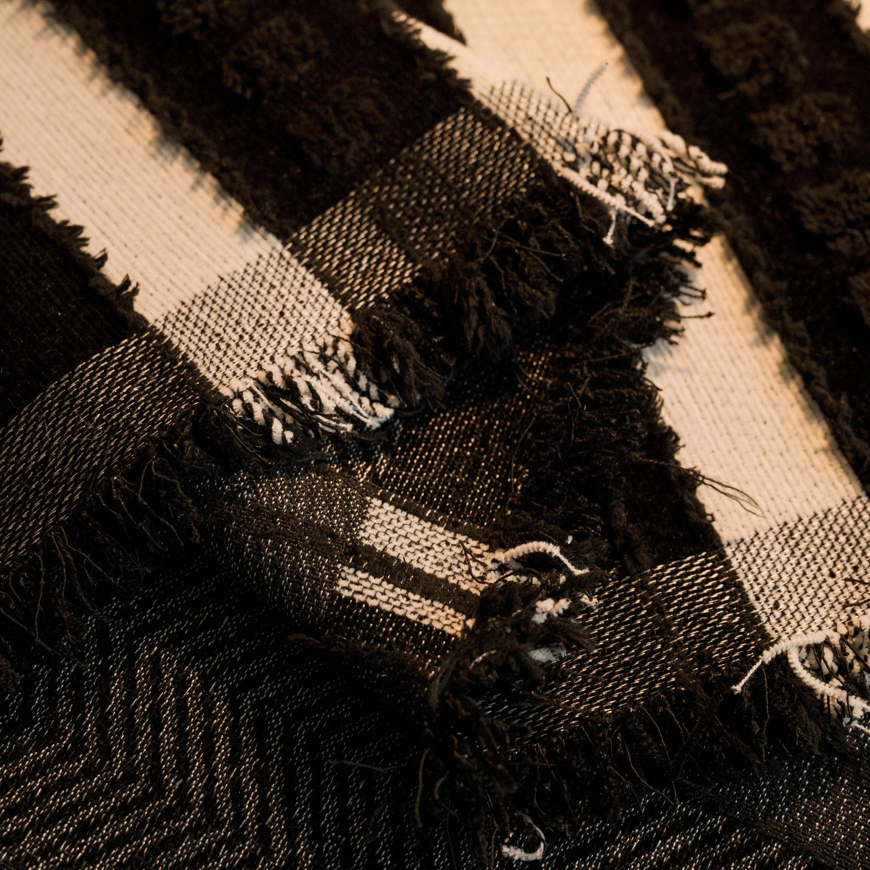 Bohemian Striped Sofa Cover, Decor Woven Throw for Couch, Loveseat, or Sectional - TaroTextile