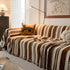 Bohemian Striped Sofa Cover, Decor Woven Throw for Couch, Loveseat, or Sectional - TaroTextile