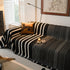 Bohemian Striped Sofa Cover, Decor Woven Throw for Couch, Loveseat, or Sectional - TaroTextile