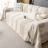 Boho Couch Throw Covers with Tassel Thick Durable Sofa Cover Blanket Furniture Slipcover Sectional - TaroTextile