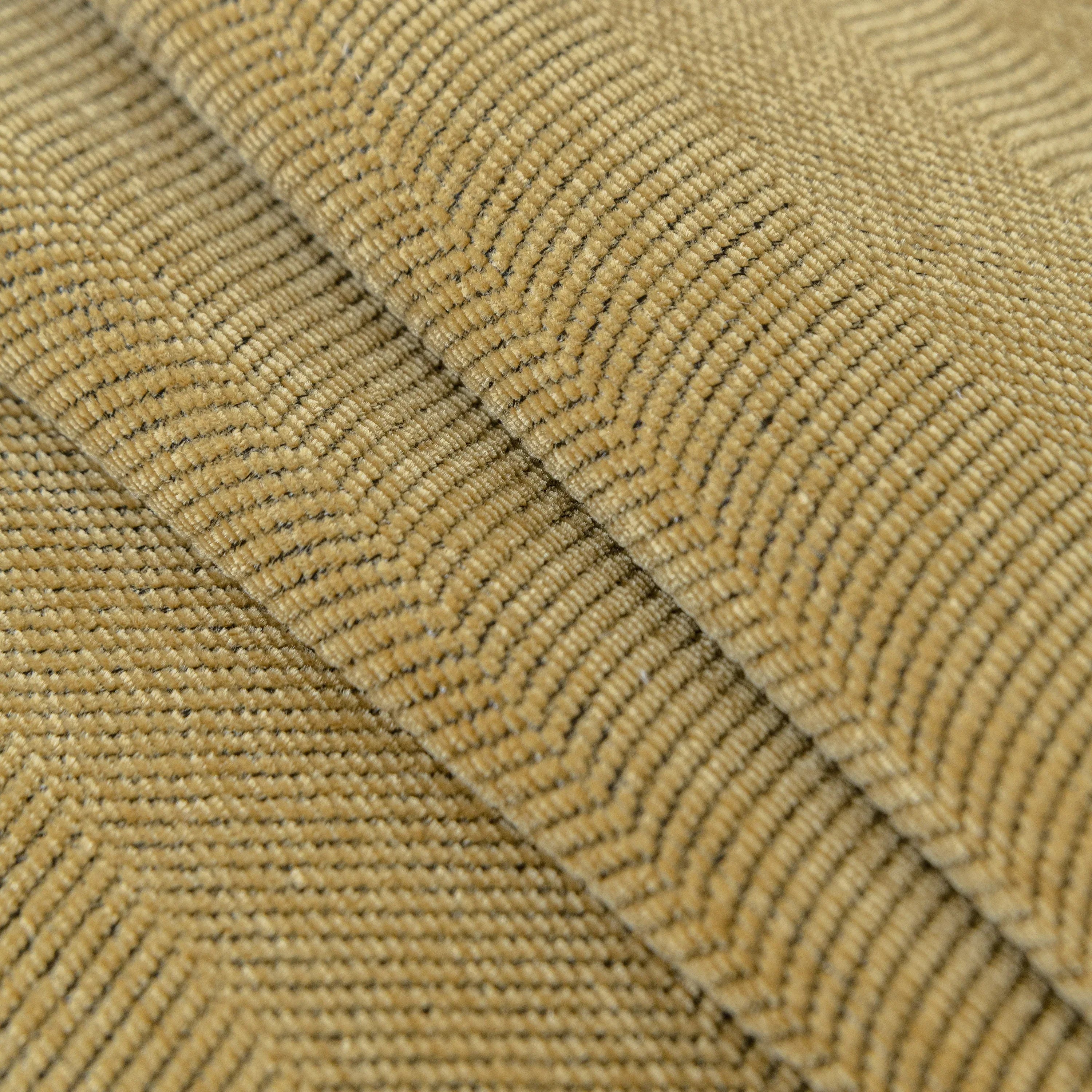 Boho Herringbone Sofa Throw Blanket with Pom Pom Tassels Stylish Furniture Slipcover - TaroTextile