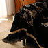Butterfly Jacquard Soft Couch Blankets Cover for Couch Reversible Modern Sofa Slipcover Throw Covers - TaroTextile