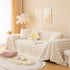 Super Soft Fluffy Faux Rabbit Fur Sofa Throw Blanket, Couch Cover Blanket for Couches Living Room Furniture Throw
