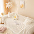 Super Soft Fluffy Faux Rabbit Fur Sofa Throw Blanket, Couch Cover Blanket for Couches Living Room Furniture Throw