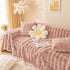 Super Soft Fluffy Faux Rabbit Fur Sofa Throw Blanket, Couch Cover Blanket for Couches Living Room Furniture Throw