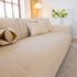 Leaf Vein Textured Cotton Quilted Sofa Slipcover, Non-Slip Modular Couch Covers