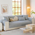 Leaf Vein Textured Cotton Quilted Sofa Slipcover, Non-Slip Modular Couch Covers