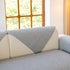 Leaf Vein Textured Cotton Quilted Sofa Slipcover, Non-Slip Modular Couch Covers