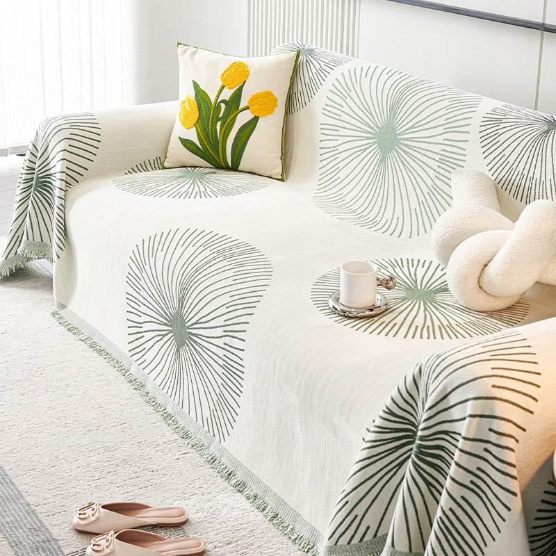 Chenille Anti-scratch Sofa Cover Durable Sofa Slipcover Soft Cozy Chair Protector - TaroTextile