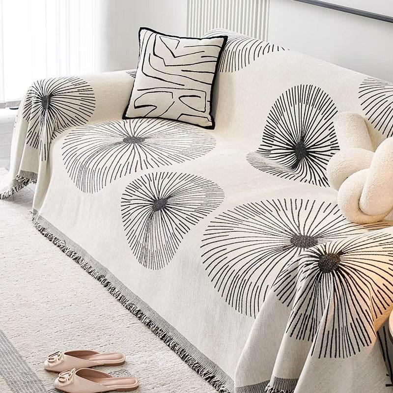 Chenille Anti-scratch Sofa Cover Durable Sofa Slipcover Soft Cozy Chair Protector - TaroTextile