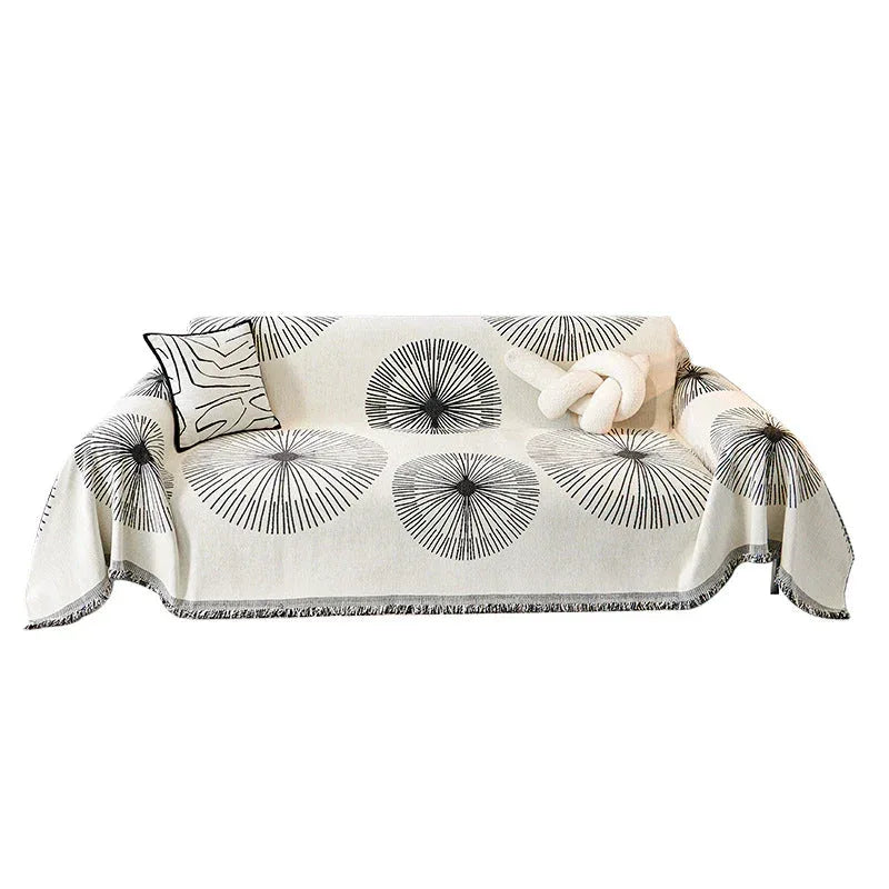 Chenille Anti-scratch Sofa Cover Durable Sofa Slipcover Soft Cozy Chair Protector - TaroTextile