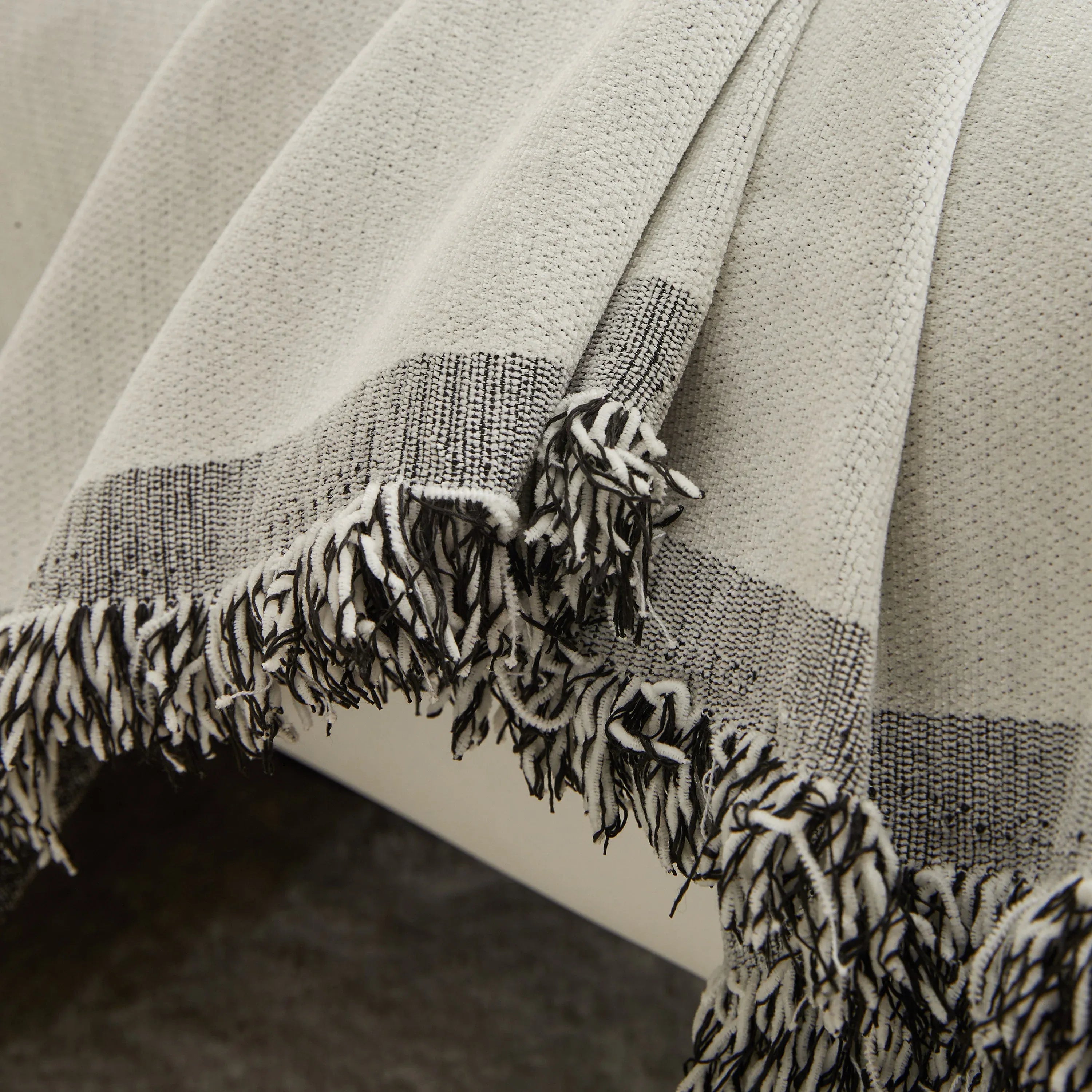 Chenille Butterfly Sofa Cover Blanket, L Shaped Couch Cover, Reversible Couch Protector - TaroTextile