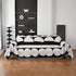 Chenille Circular Motif Sofa Protector Cover, Sofa Slipcovers L Shape, Sectional Sofa Couch Covers - TaroTextile