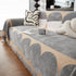 Chenille Circular Motif Sofa Protector Cover, Sofa Slipcovers L Shape, Sectional Sofa Couch Covers - TaroTextile