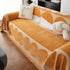 Chenille Circular Motif Sofa Protector Cover, Sofa Slipcovers L Shape, Sectional Sofa Couch Covers - TaroTextile