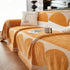 Chenille Circular Motif Sofa Protector Cover, Sofa Slipcovers L Shape, Sectional Sofa Couch Covers - TaroTextile