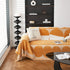 Chenille Circular Motif Sofa Protector Cover, Sofa Slipcovers L Shape, Sectional Sofa Couch Covers - TaroTextile