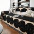 Chenille Circular Motif Sofa Protector Cover, Sofa Slipcovers L Shape, Sectional Sofa Couch Covers - TaroTextile