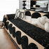 Chenille Circular Motif Sofa Protector Cover, Sofa Slipcovers L Shape, Sectional Sofa Couch Covers - TaroTextile