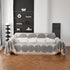 Chenille Circular Motif Sofa Protector Cover, Sofa Slipcovers L Shape, Sectional Sofa Couch Covers - TaroTextile