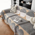 Chenille Circular Motif Sofa Protector Cover, Sofa Slipcovers L Shape, Sectional Sofa Couch Covers - TaroTextile