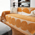 Chenille Circular Motif Sofa Protector Cover, Sofa Slipcovers L Shape, Sectional Sofa Couch Covers - TaroTextile
