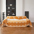 Chenille Circular Motif Sofa Protector Cover, Sofa Slipcovers L Shape, Sectional Sofa Couch Covers - TaroTextile