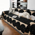 Chenille Circular Motif Sofa Protector Cover, Sofa Slipcovers L Shape, Sectional Sofa Couch Covers - TaroTextile