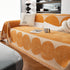 Chenille Circular Motif Sofa Protector Cover, Sofa Slipcovers L Shape, Sectional Sofa Couch Covers - TaroTextile