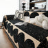 Chenille Circular Motif Sofa Protector Cover, Sofa Slipcovers L Shape, Sectional Sofa Couch Covers - TaroTextile