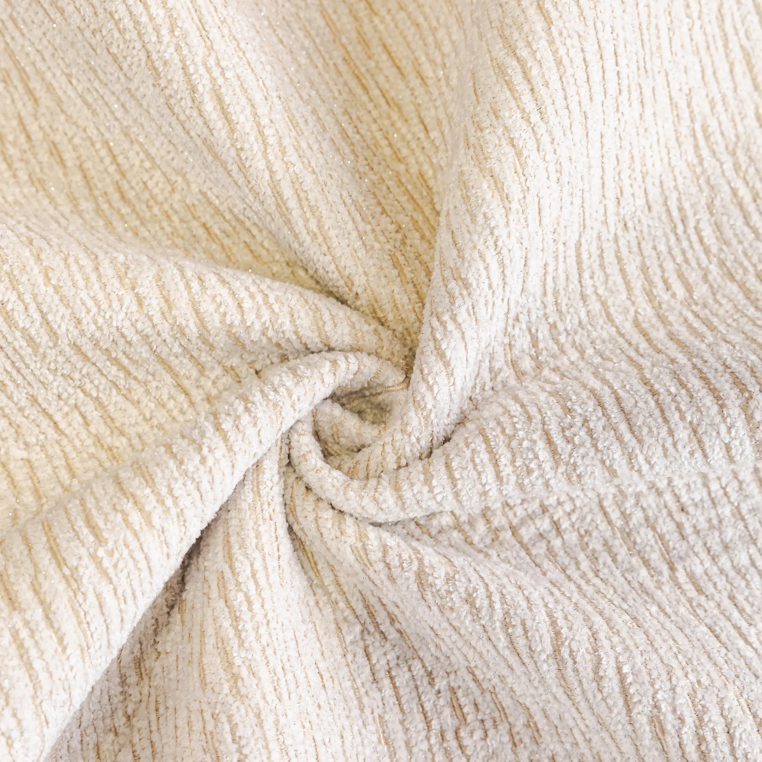 Chenille Couch Cover with Scalloped Edge, Non-Slip Modular Slipcover Sectional - TaroTextile