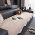 Chenille Couch Cover with Scalloped Edge, Non-Slip Modular Slipcover Sectional - TaroTextile