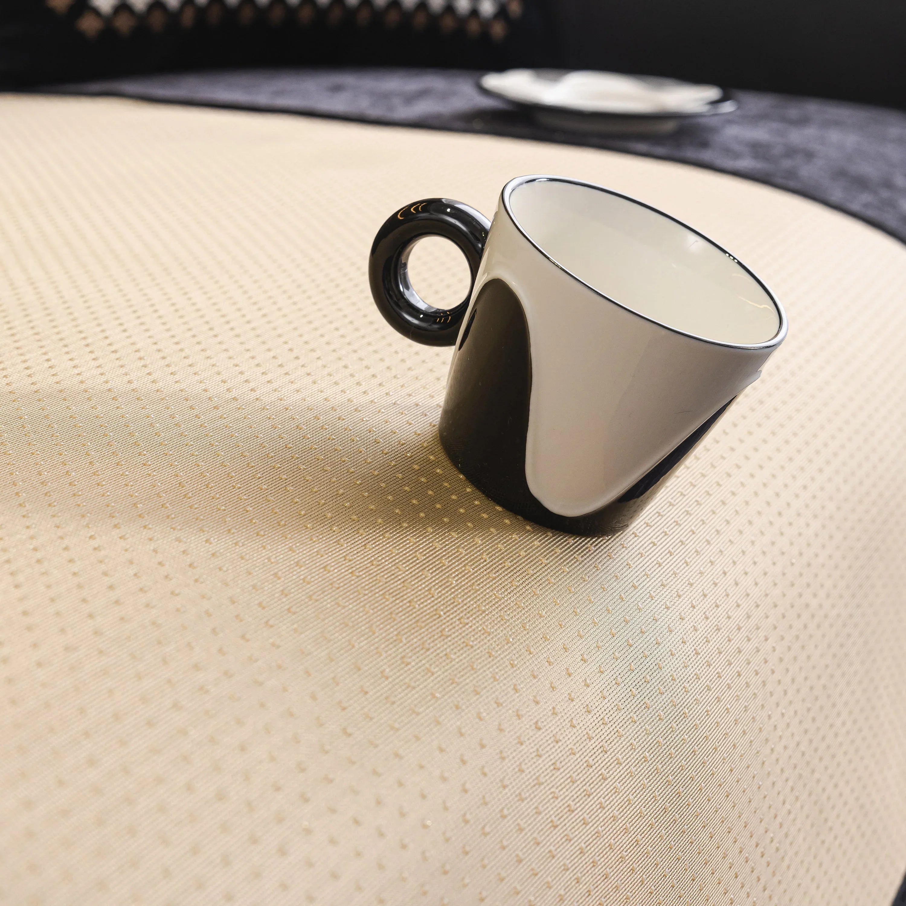 Chenille Couch Cover with Scalloped Edge, Non-Slip Modular Slipcover Sectional - TaroTextile