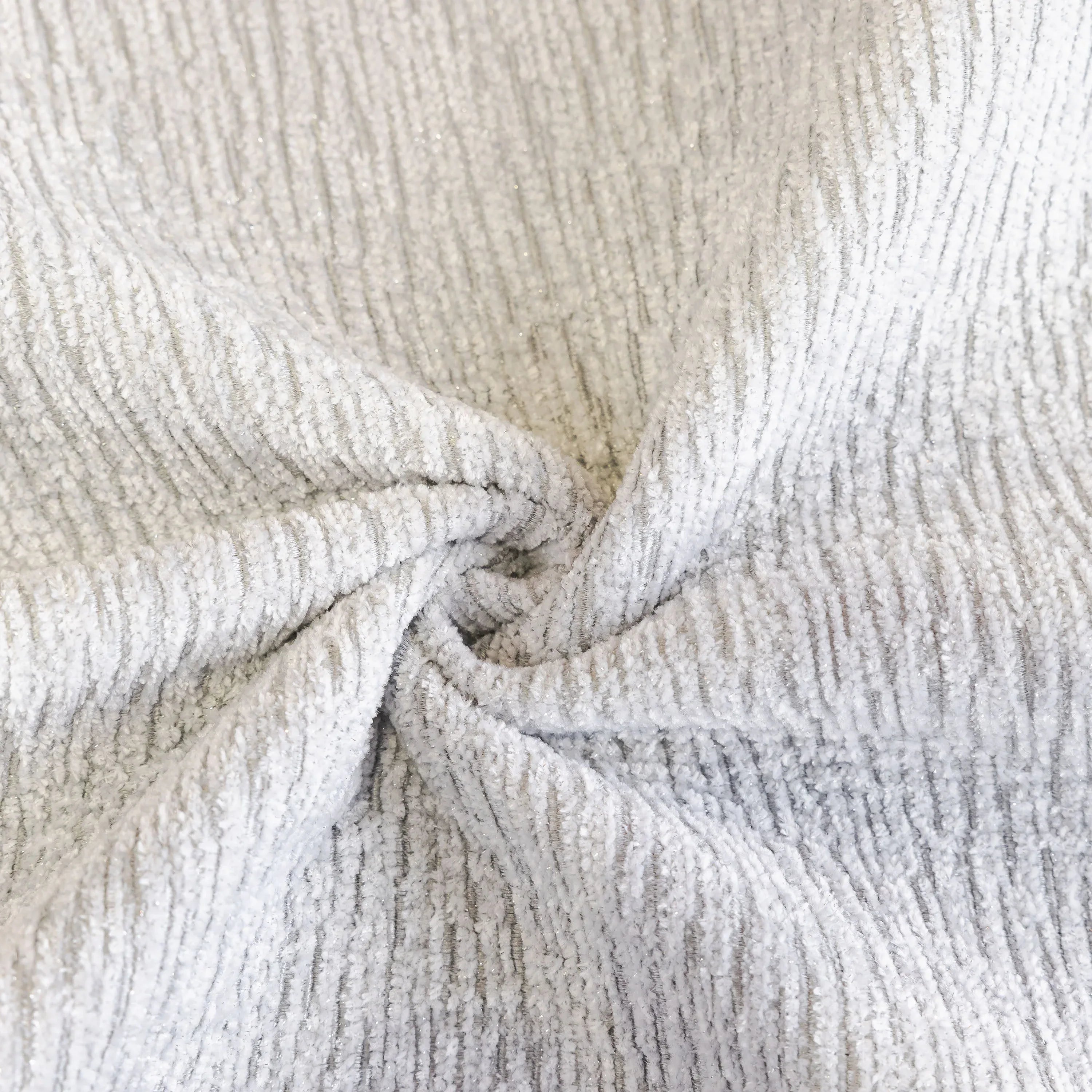 Chenille Couch Cover with Scalloped Edge, Non-Slip Modular Slipcover Sectional - TaroTextile