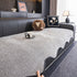 Chenille Couch Cover with Scalloped Edge, Non-Slip Modular Slipcover Sectional - TaroTextile