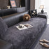 Chenille Couch Cover with Scalloped Edge, Non-Slip Modular Slipcover Sectional - TaroTextile