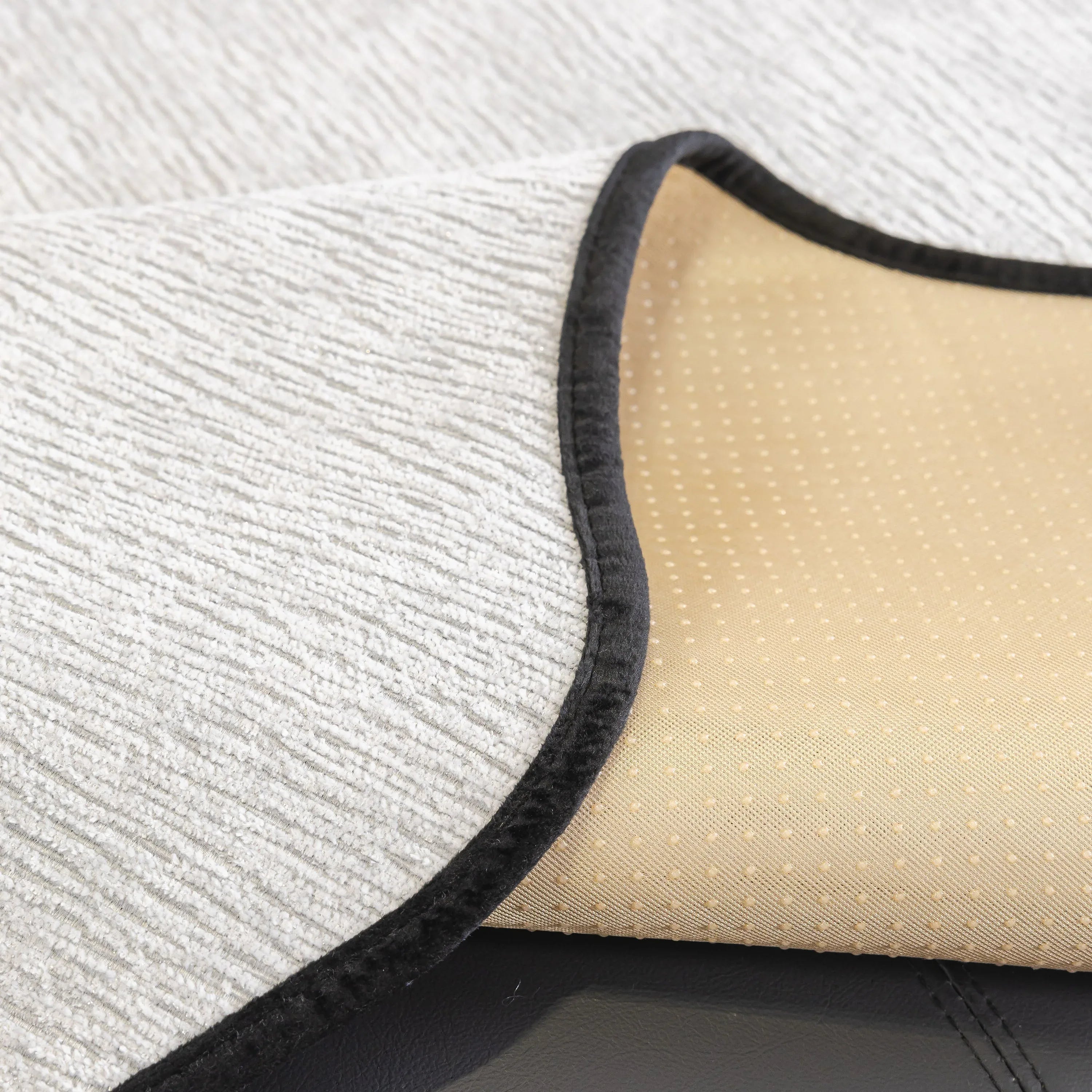 Chenille Couch Cover with Scalloped Edge, Non-Slip Modular Slipcover Sectional - TaroTextile