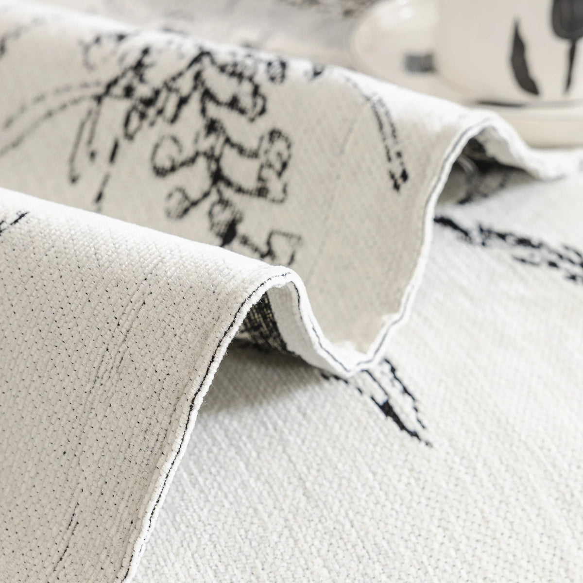 Chenille Giverny Couch Cover, Cozy Blankets for Sofa and Couch, Slip Covers for Couch Sectional - TaroTextile