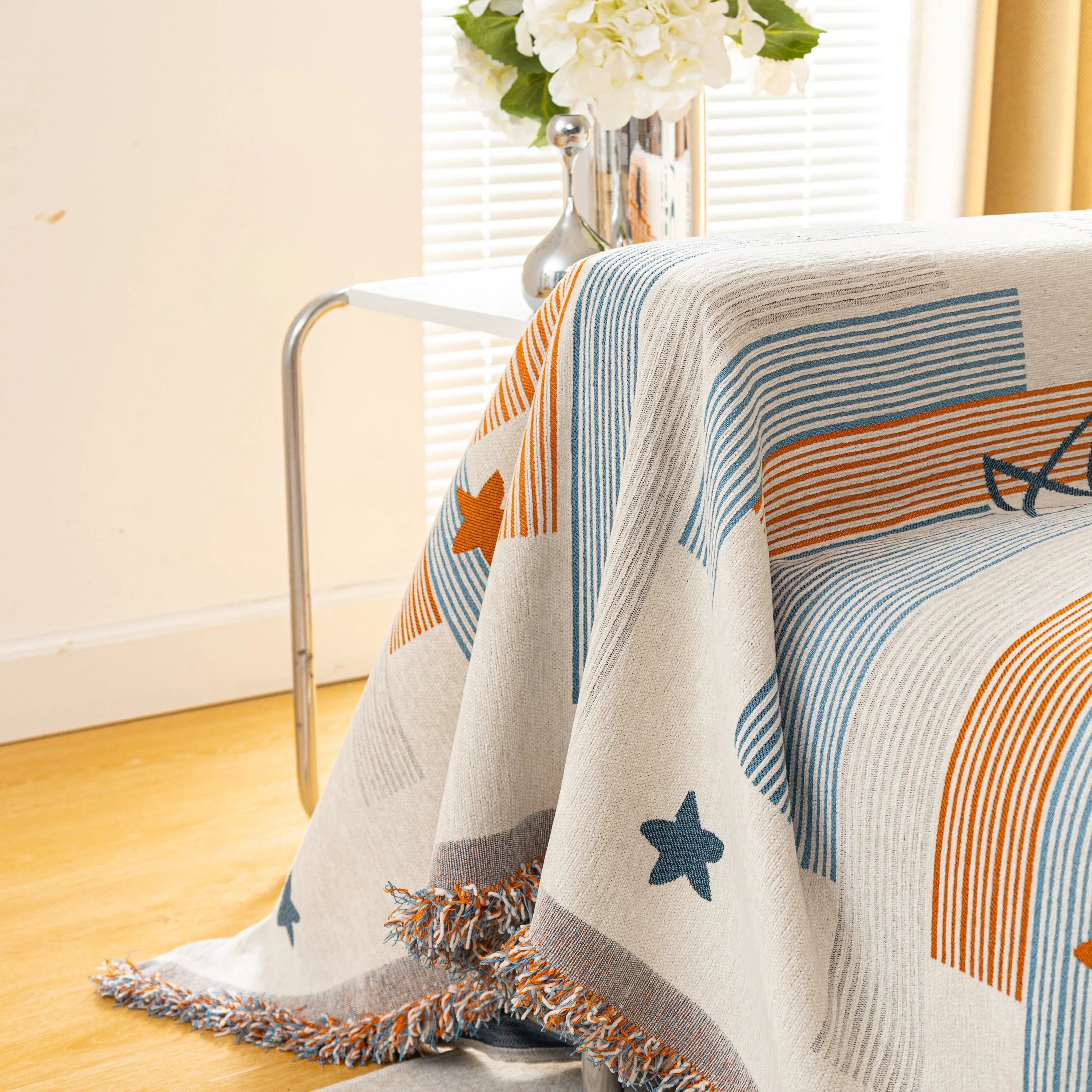 Chenille Lover Sofa Cover Blanket, Couch Protector Blanket for Couches, Large Throw Blanket for Couch - TaroTextile