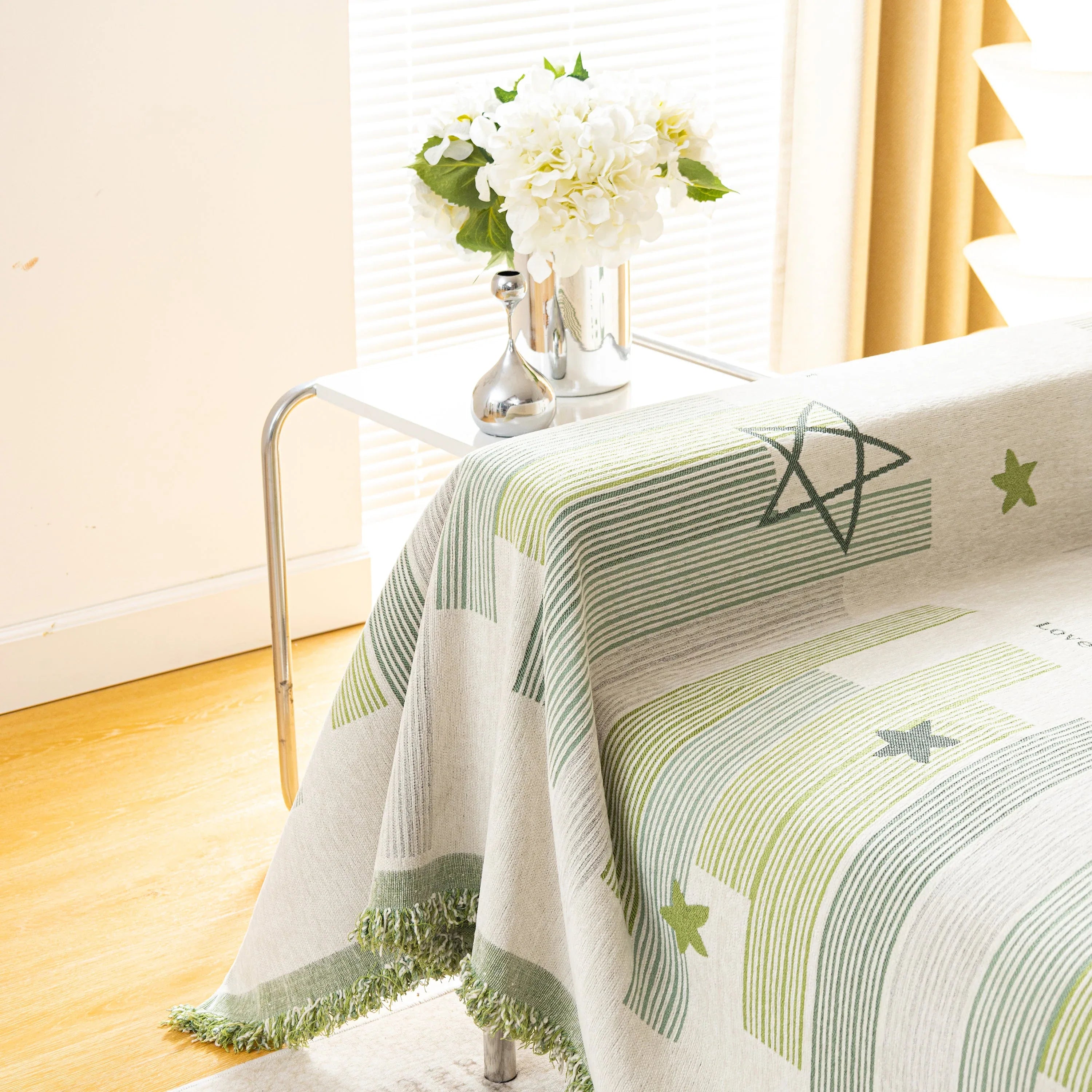 Chenille Lover Sofa Cover Blanket, Couch Protector Blanket for Couches, Large Throw Blanket for Couch - TaroTextile