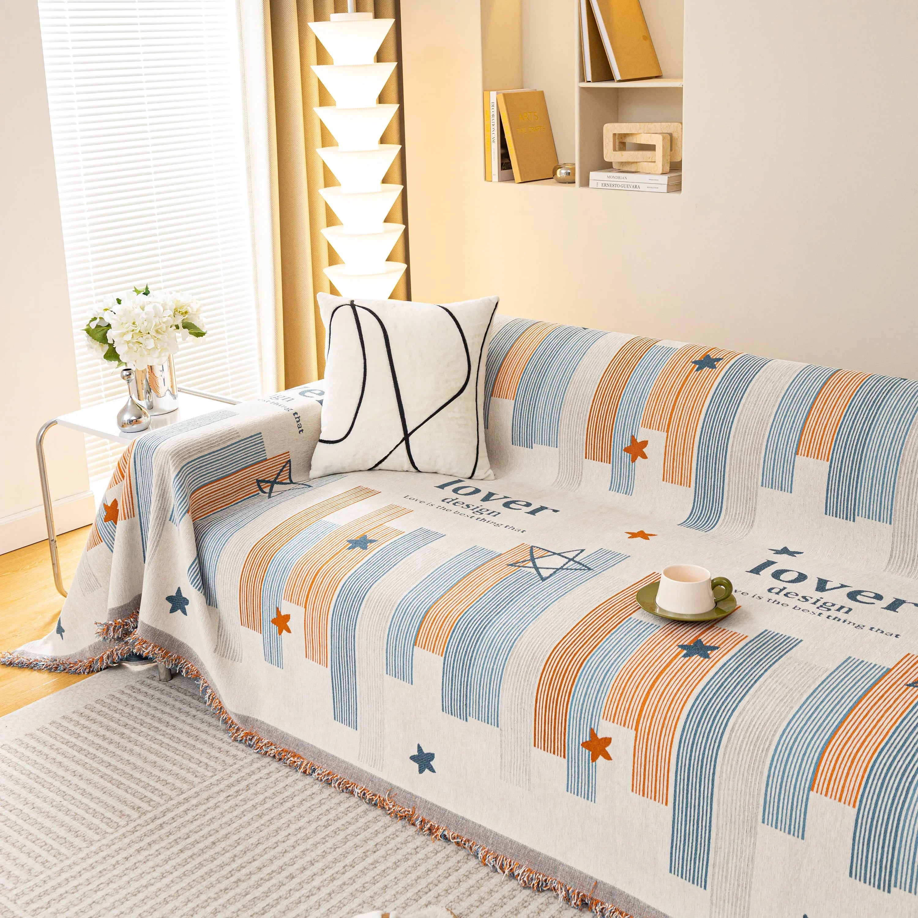 Chenille Lover Sofa Cover Blanket, Couch Protector Blanket for Couches, Large Throw Blanket for Couch - TaroTextile