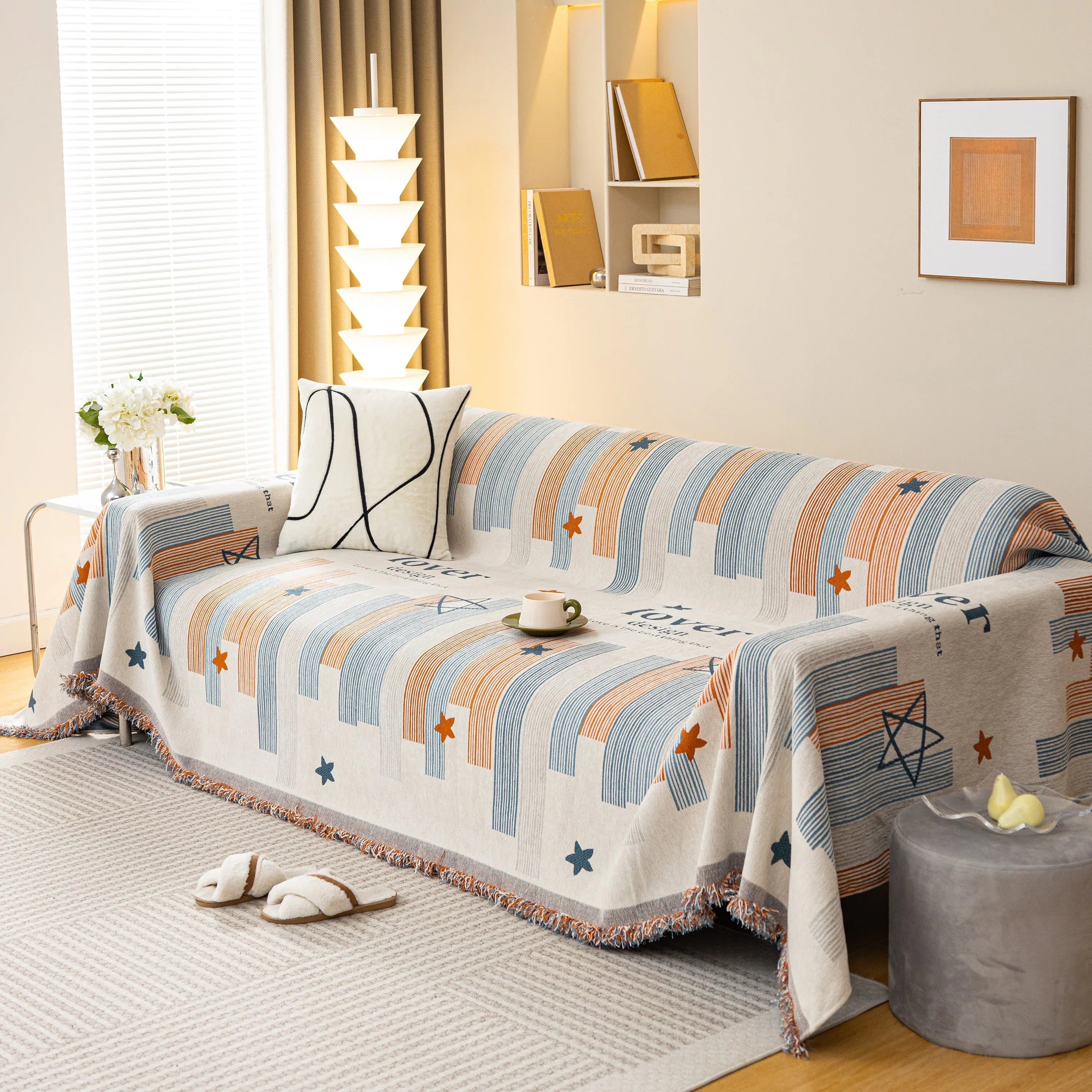 Chenille Lover Sofa Cover Blanket, Couch Protector Blanket for Couches, Large Throw Blanket for Couch - TaroTextile