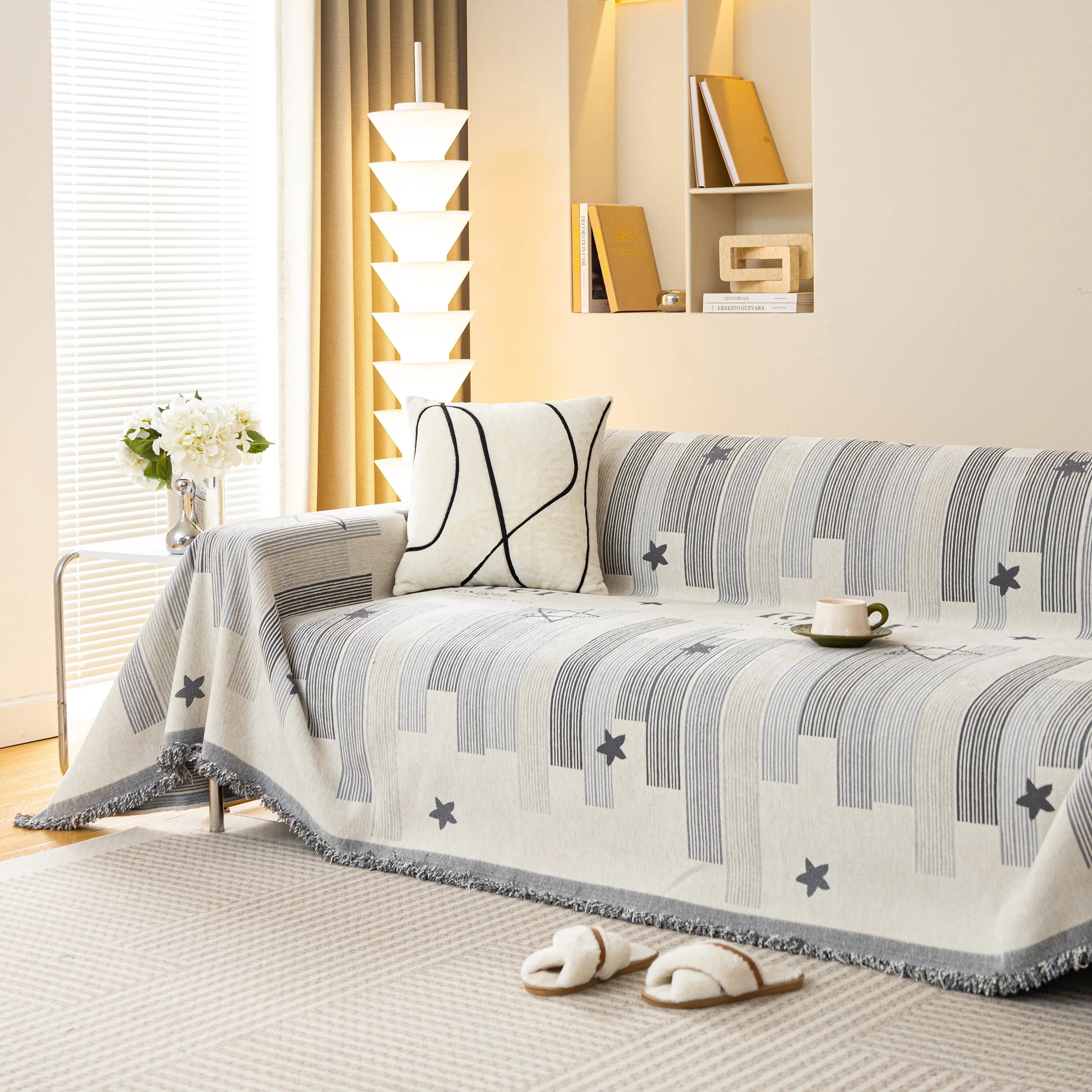 Chenille Lover Sofa Cover Blanket, Couch Protector Blanket for Couches, Large Throw Blanket for Couch - TaroTextile