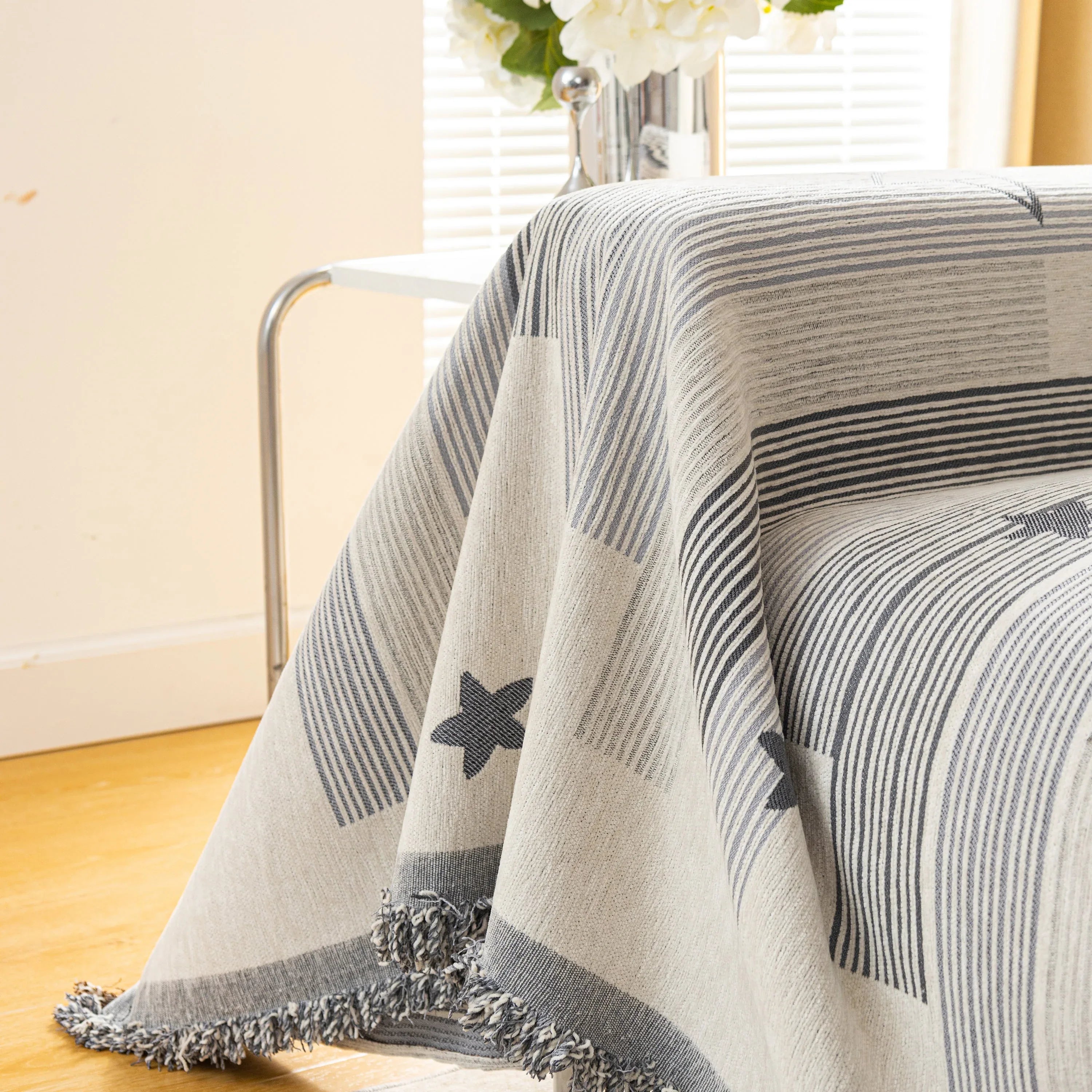 Chenille Lover Sofa Cover Blanket, Couch Protector Blanket for Couches, Large Throw Blanket for Couch - TaroTextile