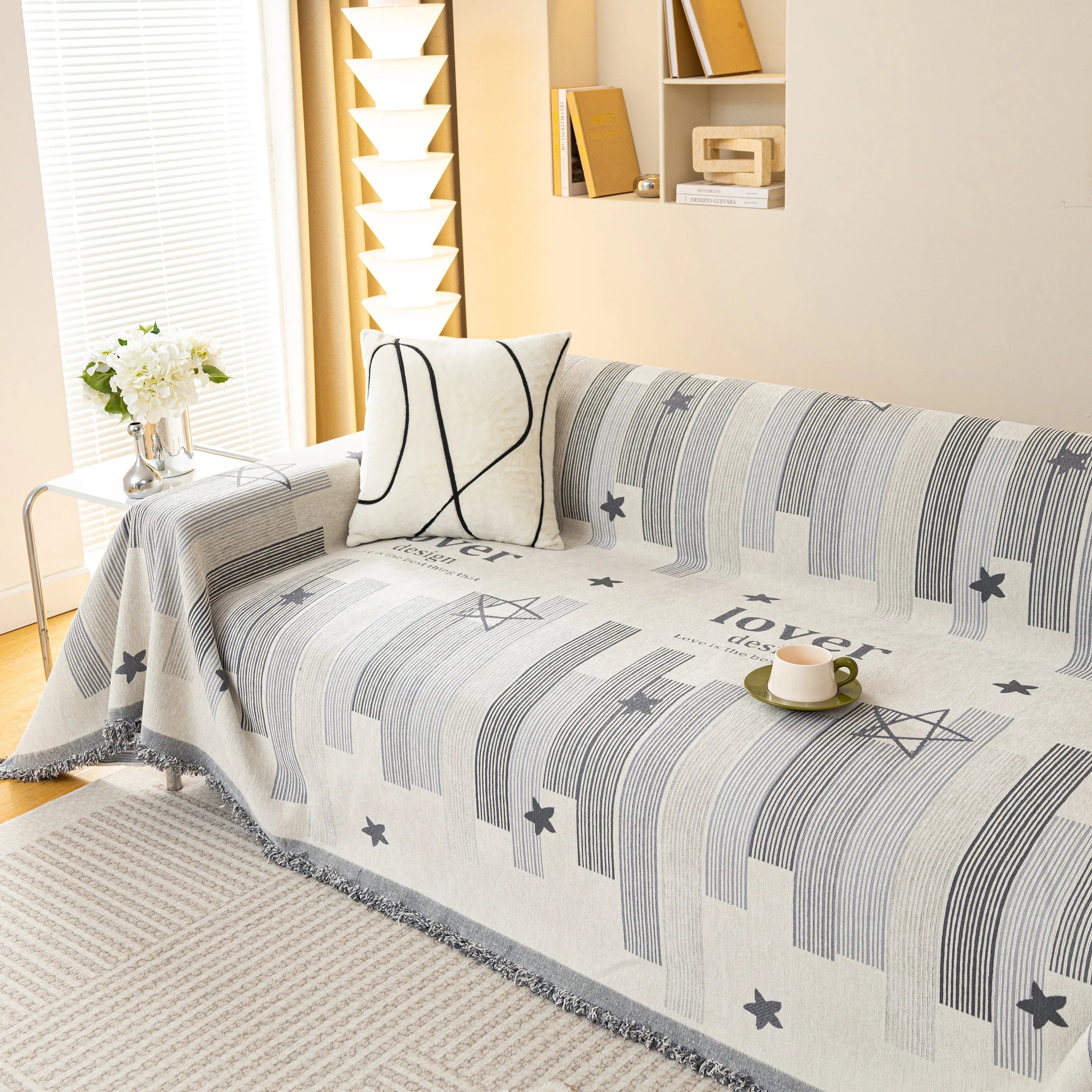 Chenille Lover Sofa Cover Blanket, Couch Protector Blanket for Couches, Large Throw Blanket for Couch - TaroTextile