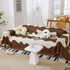 Chenille Minimalist Wavy Sofa Throw Cover, Cozy Blankets for Couch, Machine Washable Couch Protector - TaroTextile