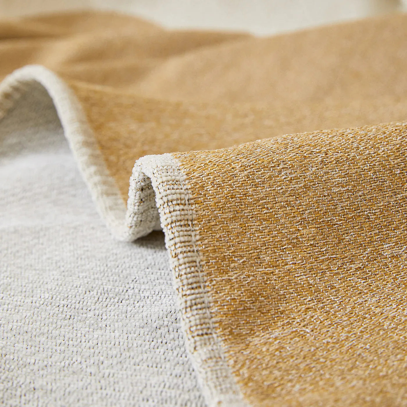 Chenille Minimalist Wavy Sofa Throw Cover, Cozy Blankets for Couch, Machine Washable Couch Protector - TaroTextile