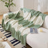 Chenille Minimalist Wavy Sofa Throw Cover, Cozy Blankets for Couch, Machine Washable Couch Protector - TaroTextile