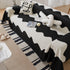 Chenille Minimalist Wavy Sofa Throw Cover, Cozy Blankets for Couch, Machine Washable Couch Protector - TaroTextile