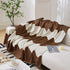 Chenille Minimalist Wavy Sofa Throw Cover, Cozy Blankets for Couch, Machine Washable Couch Protector - TaroTextile